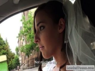 abgelehnt Braut Blowjob im Auto in der Öffentlichkeit