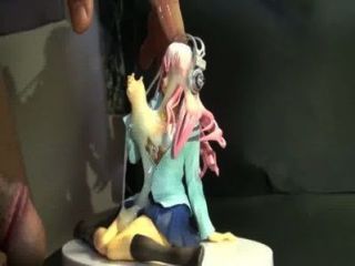 Super sonico Figur bukkake 03