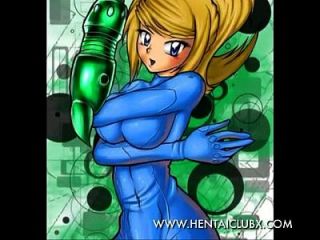 Anime Mädchen sexy samus aran ecchi