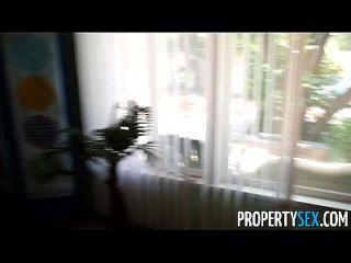 propertysex hot petite Immobilienmakler macht Hardcore Sex Video mit Client