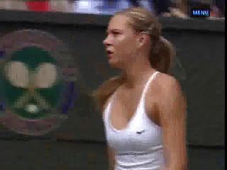 downblouse - Maria Sharapova