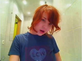 redhead webcam flasher