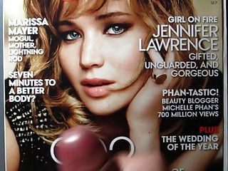 Jennifer Lawrence Cum Tribut Bukkake Nr. 1